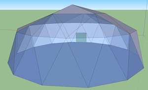 2v Greenhouse Dome