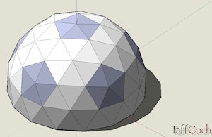 Geodesic 3v Dome