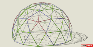 EMT Conduit Geodesic Dome