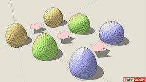 Geodesic Dome Egg-shaped