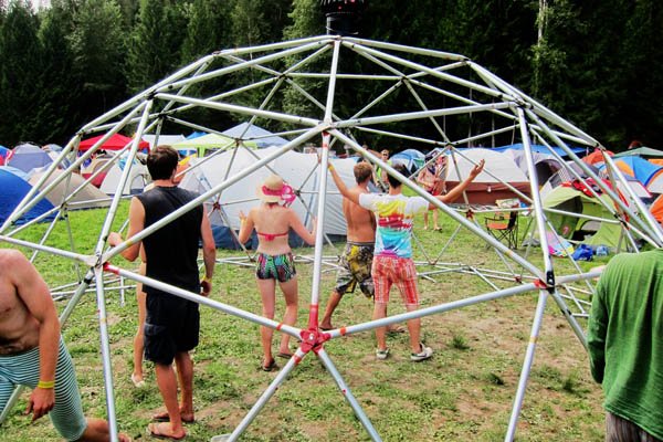 3/8 of the Bubble Dome complete 3/8 of the Bubble Dome complete