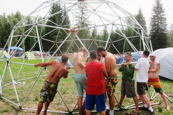 Almost completed Bubble Dome Almost completed Bubble Dome