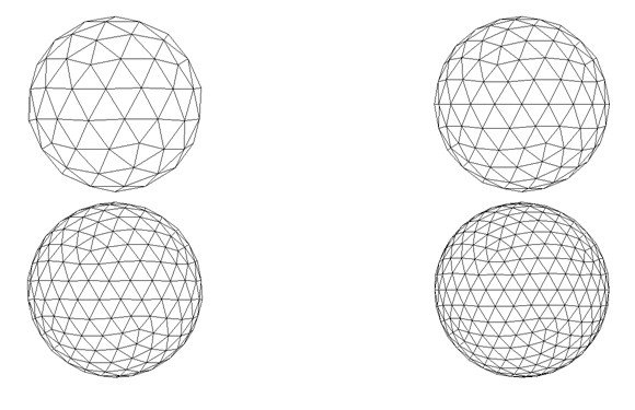 Figure 6: Dome Spheres: 3V, 4V, 5V and 6V